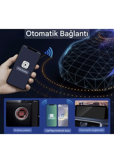 Xuda Carplay Android+ios Apple İphone Uyumlu Bluetooth+wifi