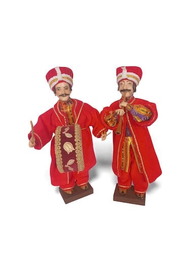 Mehter Takımı 7 Adet Kitre Bebek Mehter Bando Set 7 Adet