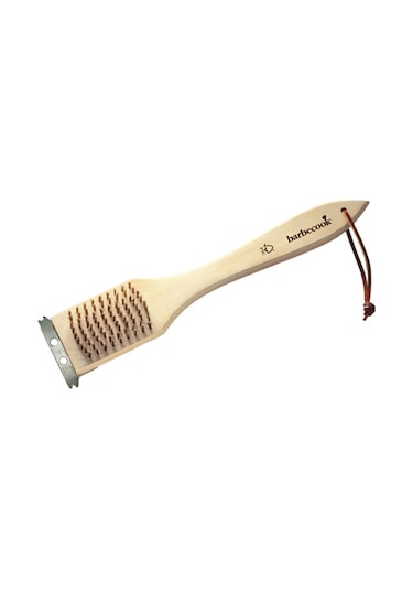 Barbecook Ahşap Saplı Bakır Temizleme Fırçası 31 Cm