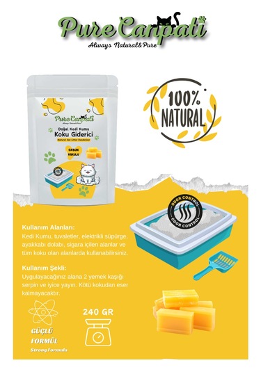 Purecanpati Kedi Kumu Koku Giderici Marsilya Sabun Kokulu