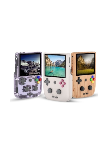 Anbernıc RG405V 4" Ekran Android 12 Sistemi T618 64-bit 4 + 128G 7000+ Oyunlar Taşınabilir Oyun Konsolu