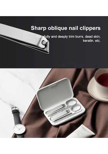 Xiaomi Mijia Profesyonel Paslanmaz Çelik Tırnak Makası Seti