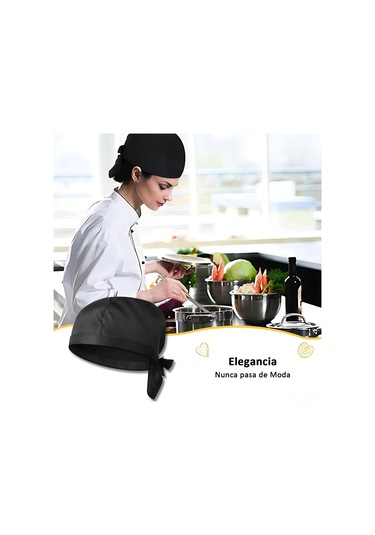 Youtek 6'lı Pamuklu Mutfak Şapka Seti - Ayarlanabilir, Yalıtkan Yağ Ve Ter İçin, Fırıncılık & Catering Uygun