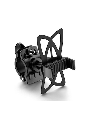 Sepetinegelsin 360 Dönerli Universal Bisiklet Telefon Tutucu Siyah
