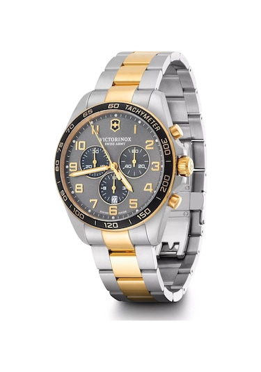 Victorinox Fieldforce Classic Chrono Vs 241902 Altın - Mavi