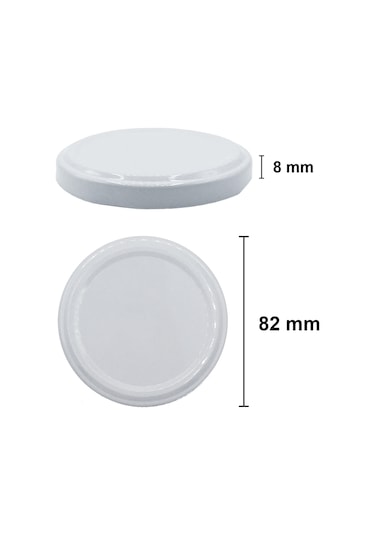 Afracam 660 Ml Metal Kapaklı Şeffaf Cam Kavanoz 12 Adet Siyah