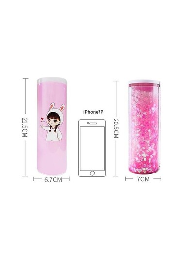 Çocuklar İçin Şifreli Kalem Kutusu, Çok Fonksiyonlu Quicksand Desenli Kırtasiye Organizer, Elektronik Kod Kilidi İle Güvenli Okul Malzemeleri Saklama Kutusu Pembe