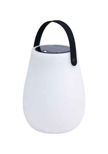 Güneş Enerjili Kamp Feneri Açık Hava Su Geçirmez Peyzaj Gece Lambası Beyaz