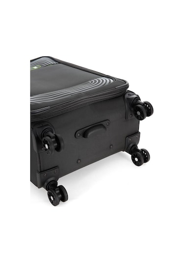 Ççs 620 Kumaş Orta Boy Valiz Gri Mavi