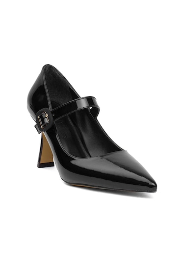 Miss Park Moda Pm537 K208 Kadın Klasik Topuklu Ayakkabı Siyah Siyah
