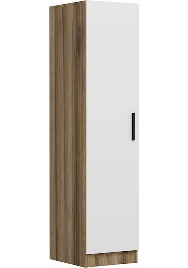 Minar Kale 1 Kapaklı Raflı Dolap Dore - Beyaz 210cm