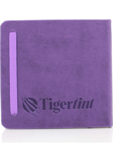 Tigertint Sketchbook Sert Kapak Eskiz Çizim Defteri 12x12 Cm Mor
