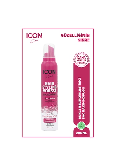 Icon Care Saç Şek. Köpük Curl Defıne Bukle Belirginleştirici