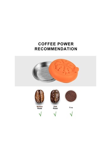 İ Cafilas Yj05 Didiesse Kurbağa Devrimi Kahve Makinesi İçin Yeniden Kullanı Kapsülleri Doldurulabilir Kahve Makinesi Aks. 56600454