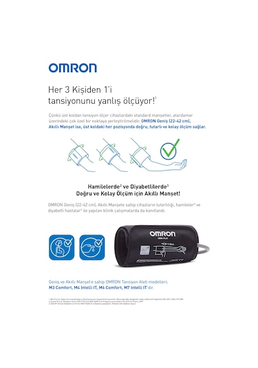Omron M3 Comfort HEM-7155-E Intellisense Koldan Dijital Tansiyon Aleti