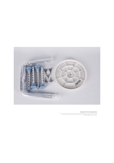 Döndürülebilir Kaymaz Banyo Koltuğu, Yüksekliği Ayarlanabilir, Çok Renkli