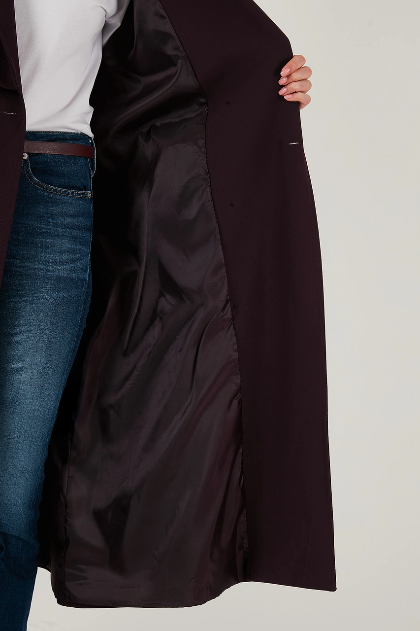 Lela Bayan Trençkot 6839476 Mürdüm Mürdüm