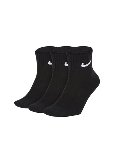 Nike Unisex Siyah Çorap U Nk Everyday Ltwt Ankle 3pr Sx7677-010 Siyah