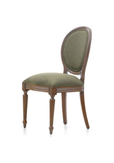Madalyon Ahşap Klasik Sandalye Yeşil