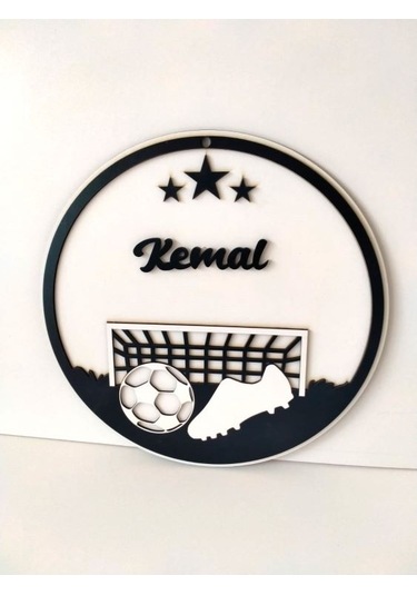 Beşiktaş Kapı Süsü Beyaz - Siyah
