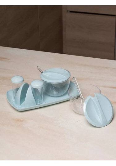 Rossi Baharat Seti, Şekerlik Ve Tuzluk 162472189 Açık Mavi