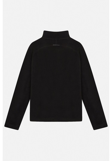 Urbanwild Polar Yarım Fermuarlı Siyah Siyah