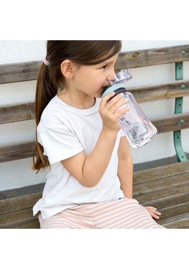 Lassig Tiny Outdoor Matara Rainbow 420ml Lila