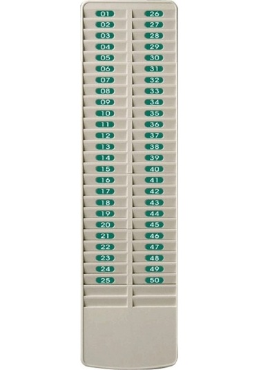 Manuel Kart Basma Saati Kart Dolabı 50 Lik