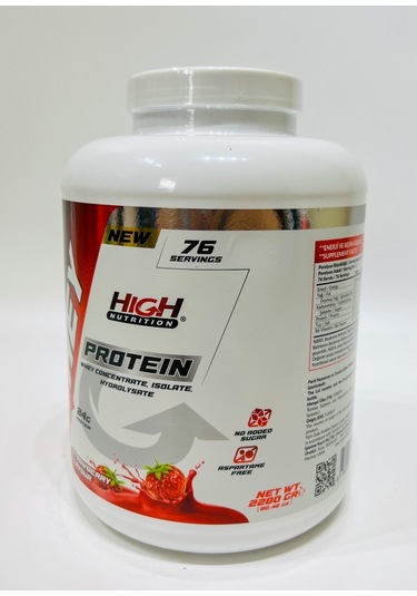 Whey Protein Tozu 2280 Gr Çilek Aromalı Protein Tozu 24 Gram Protein Kas Güç