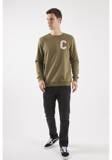 Boston Haki O-yaka Sweatshırt Haki