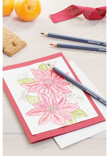 Faber-Castell Goldfaber Aqua Boya Kalemi 48 Renk, Suda Çözünebilir, Yüksek Pigmentli, Yumuşak ve Canlı Renkler