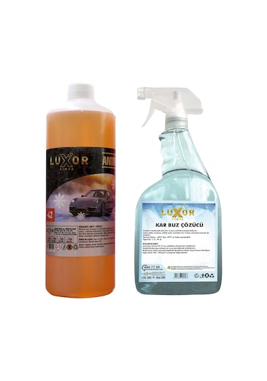 Luxor - 42 Derece Turuncu Antifriz 1 LT - Kar Buz Çözücü 1 Lt
