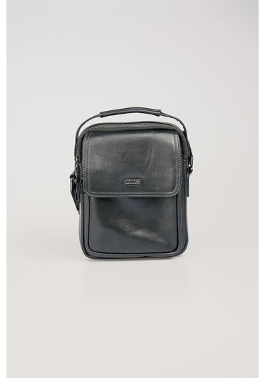 Çççs 31590 Hakiki Deri Askılı Çanta Siyah