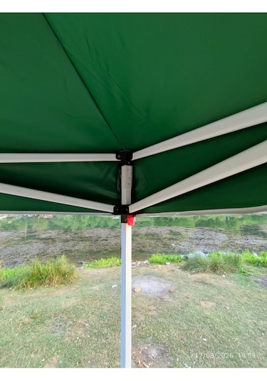 3x3 M 40 Mm Altıgen Gazebo Tente Yeşil