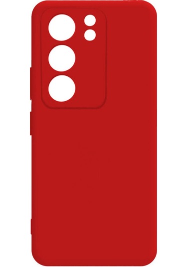 Forzacase Vivo V29 5g Uyumlu Maxim Serisi Mat Silikon Kılıf Kırmızı