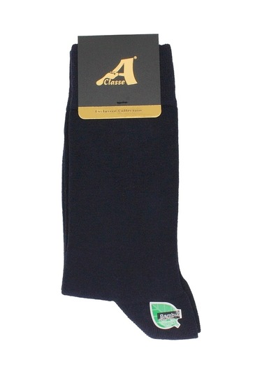 A Classe 3'Lü Asorti Paket Düz Bambu Erkek Çorap Bordo