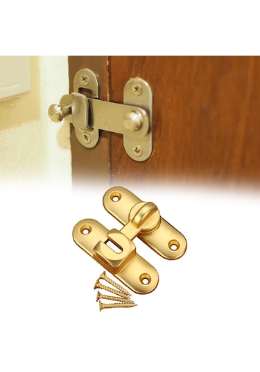 Suntek Ahır Kapı Kilidi Mandalı Oda Yatak Odası Banyo Altın