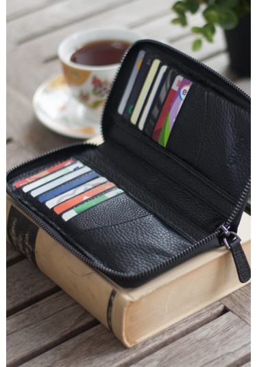 Mat Siyah Hakiki Deri Portföy Çanta 3016.g.01 Siyah