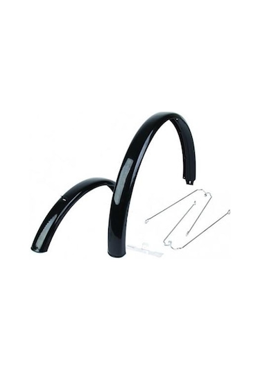 26 Mtb Çamurluk Siyah Siyah - Gri