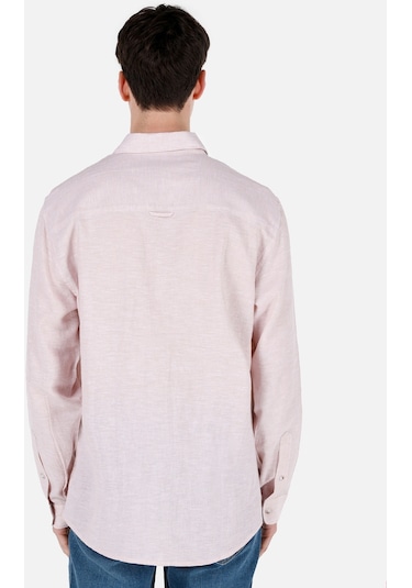 Colin's Colins Normal Kesim Shirt Yaka Pembe Erkek Uzun Kol Gömlek Cl1068759 Cl1068759 Q1.v1 Plı Pembe