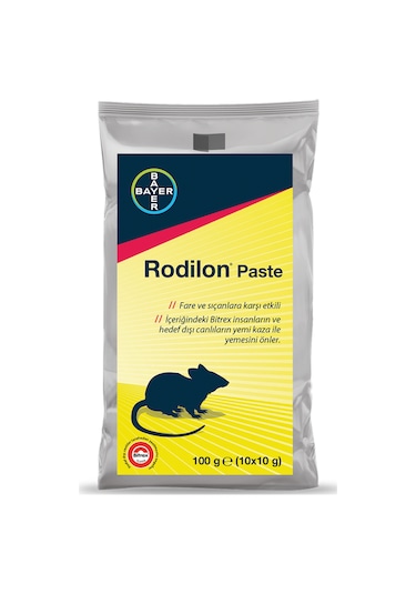 Bayer Racumin Fare Pasta Haşere İlacı 10grx10adet 100 gr Yeni Am