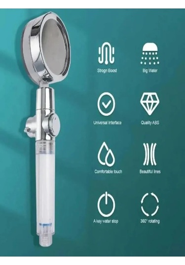 Qf Turbo Pervaneli Ve Filtreli Su Tasarruflu 360 Derece Krom