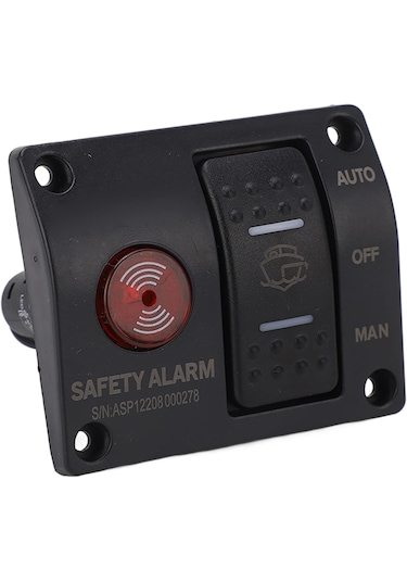 Sintine Pompası Kontrol Paneli. Alarmlı. Seaflo. 12V