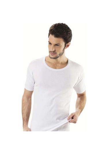 6 Lı Paket Hmd Kısakol Erkek Ribana Bisiklet Yaka Fanila Atlet Be