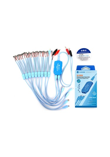 Sunshine Ss-905d Güç Kaynağı Akım Test Kablosu Android Ve İphone 6g 14 Pro Max Arası