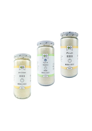 Og natural Bebek Muhallebi Seti +6 Ay Yulaflı,havuçlu,bal Kabaklı