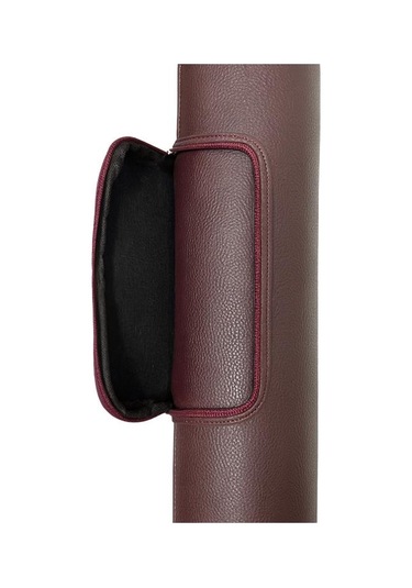 Yuga Suni Deri Proje Tüpü Cepli 10,5 Cm Bordo