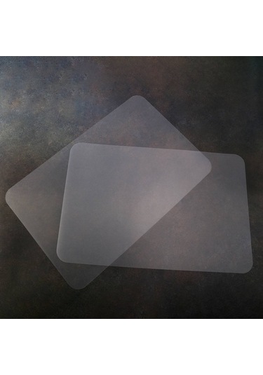 Ulzyvf Yıkanabilir Şeffaf Mutfak Amerikan Seti 8 Adet Jc Şeffaf