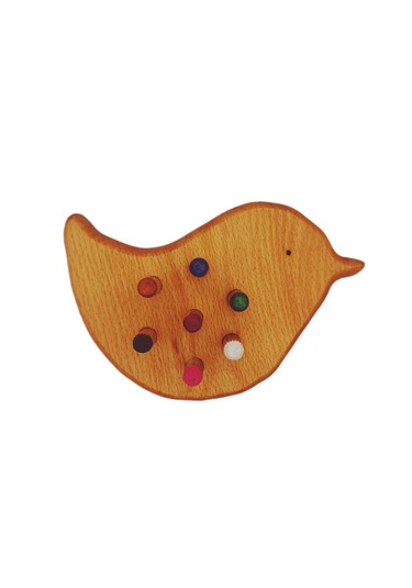 Boncuk Dizme Oyunu Ahşap Kuş