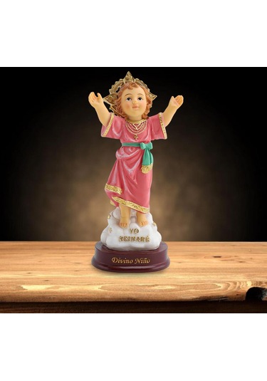 Dolıty Divino Niño Estatua İsa Hediye Reçine El Sanatları 13,8cmx4,2cmx6,3cm